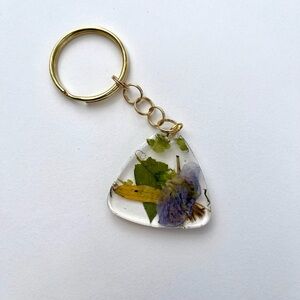 Handmade floral keychain